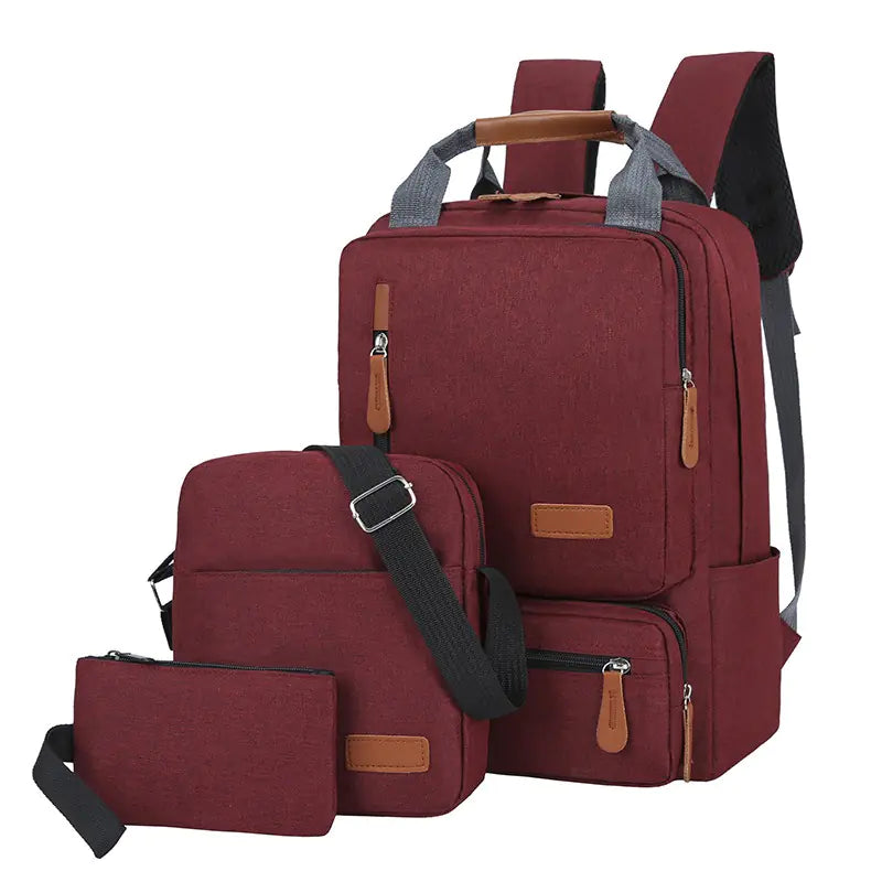 Large-Capacity Business Travel Backpack Set