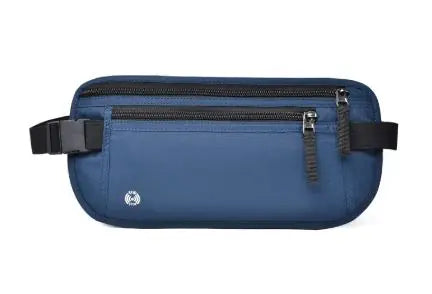 RFID Waterproof Passport & Document Waist Bag – Anti-Theft Travel Pouch for Mobile Phone (Unisex)