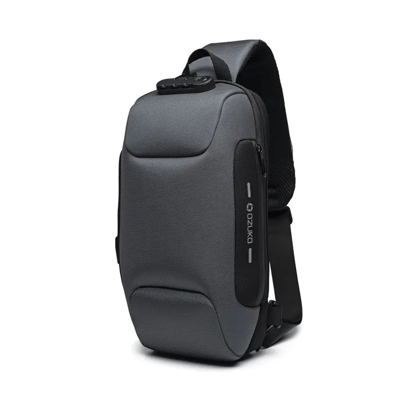Anti-Theft Waterproof USB Shoulder Chest Bag