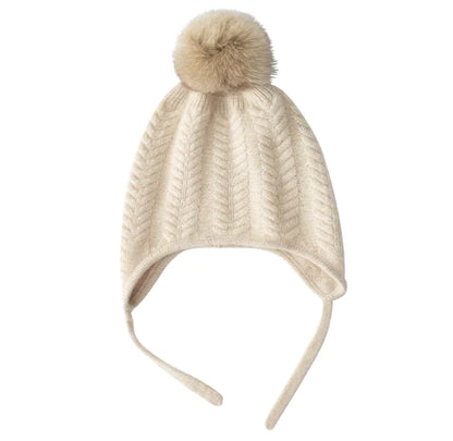 Thick Cashmere Knitted Hat for Autumn and Winter