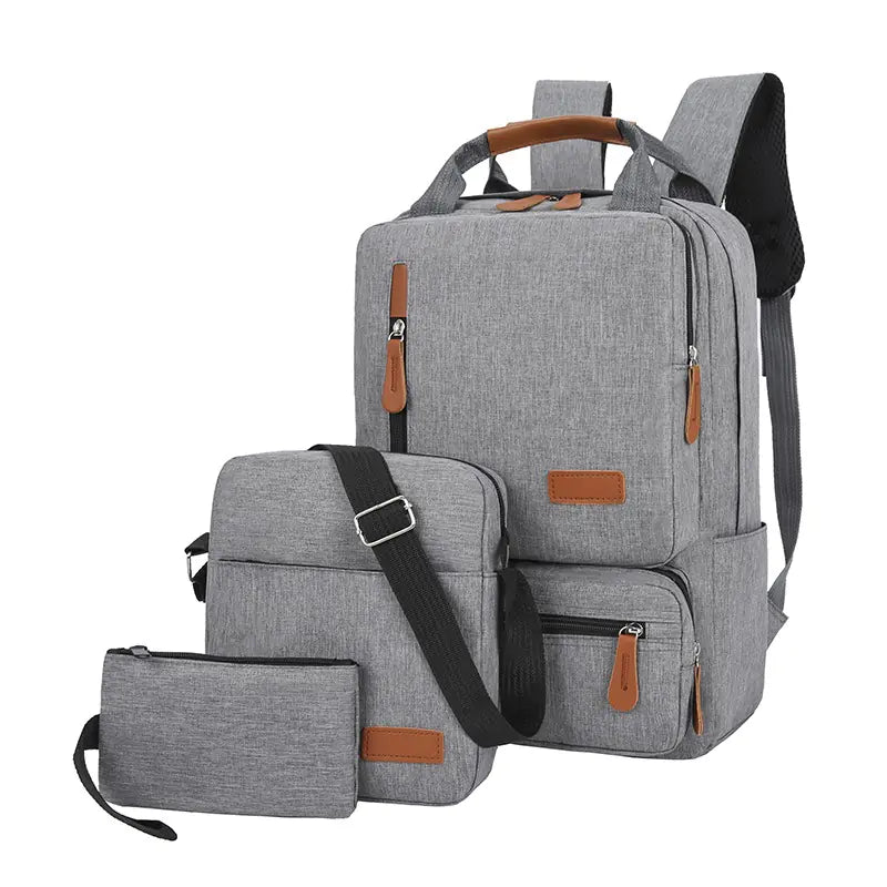 Large-Capacity Business Travel Backpack Set