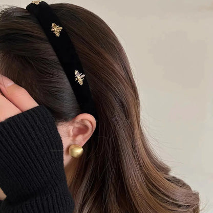 Velvet Bee Fabric Face Wash Headband for Women