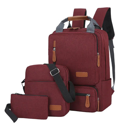 Large-Capacity Business Travel Backpack Set