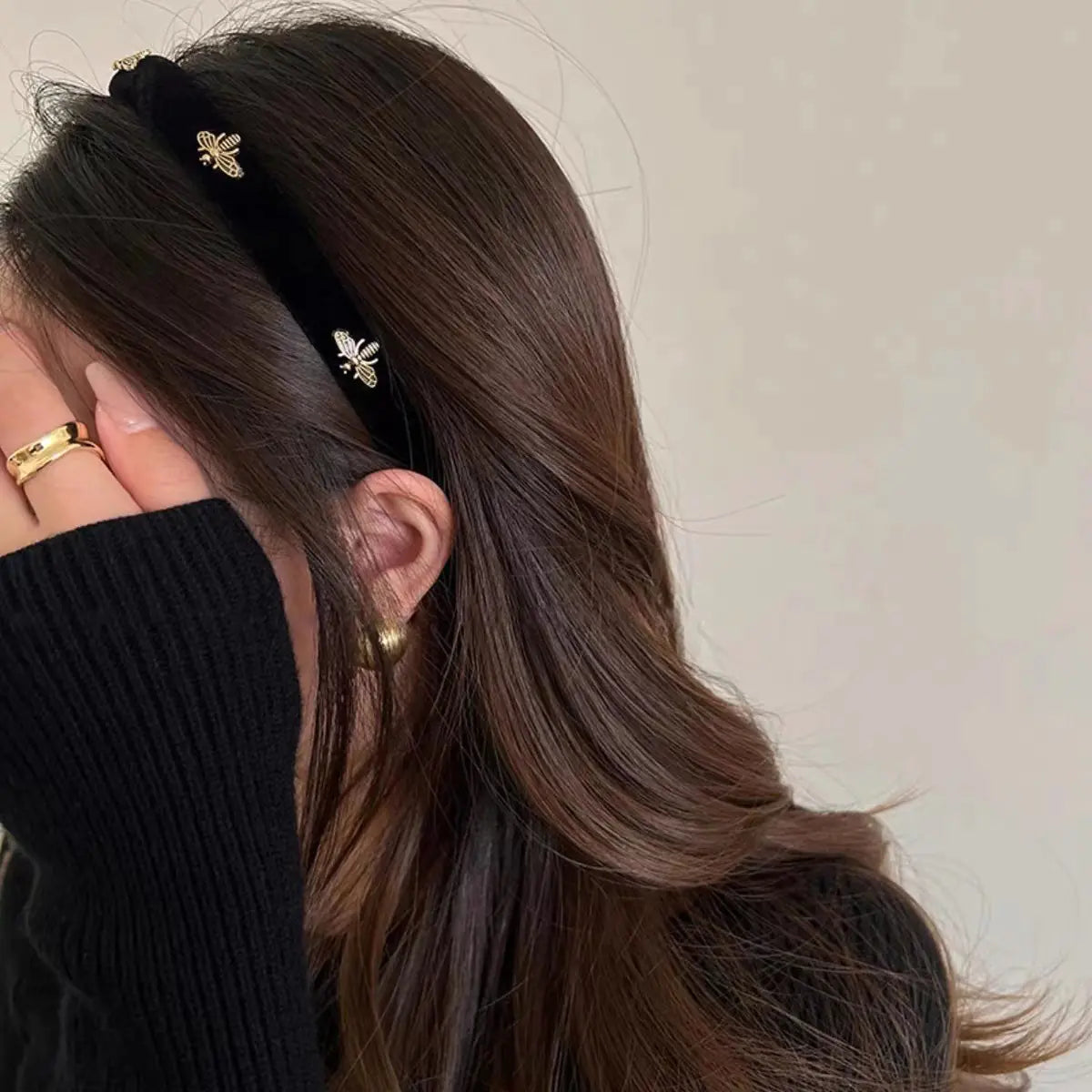 Velvet Bee Fabric Face Wash Headband for Women