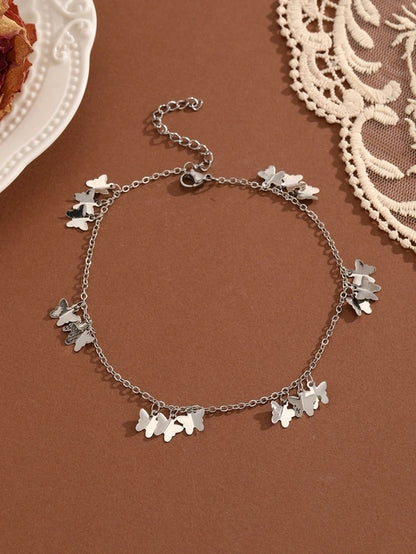 QIAMNI Summer Bohemia Crystal Cubic Zirconia Anklet For Women Girls