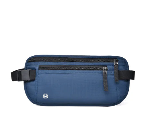 RFID Waterproof Passport & Document Waist Bag – Anti-Theft Travel Pouch for Mobile Phone (Unisex)
