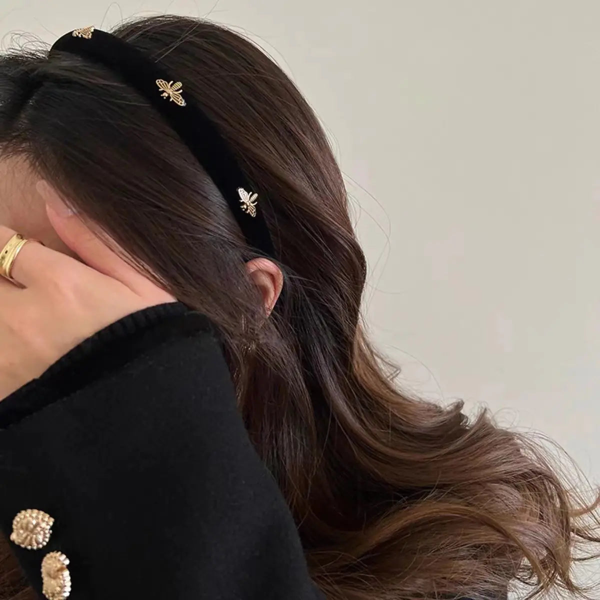 Velvet Bee Fabric Face Wash Headband for Women