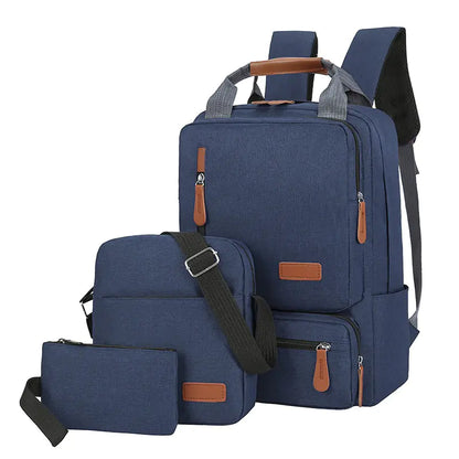 Large-Capacity Business Travel Backpack Set