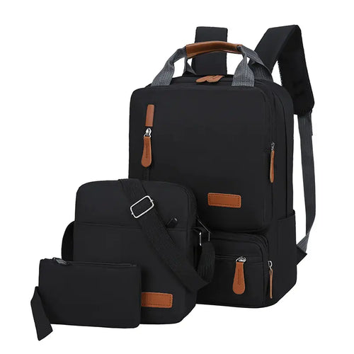 Large-Capacity Business Travel Backpack Set