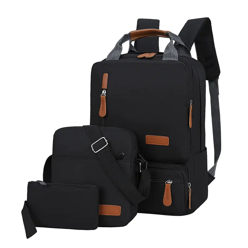 Large-Capacity Business Travel Backpack Set