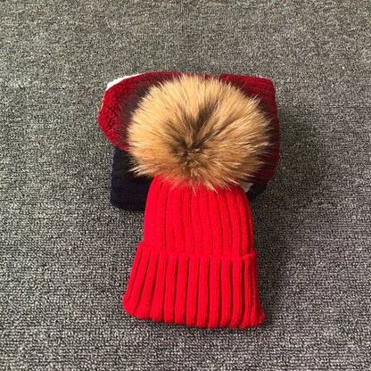 Women's Knitted Winter Cap with Pom Pom