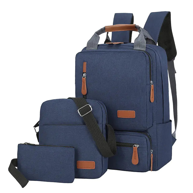 Large-Capacity Business Travel Backpack Set