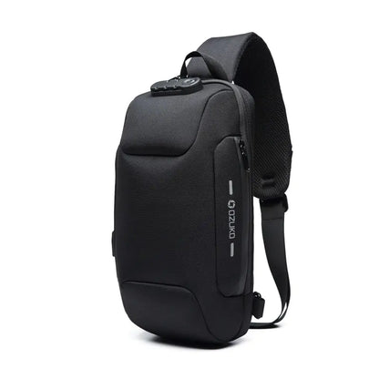 Anti-Theft Waterproof USB Shoulder Chest Bag